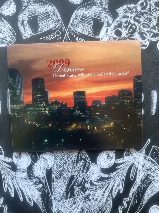 2009 Denver United States Mint Uncirculated Coin Set - Sunset Cover